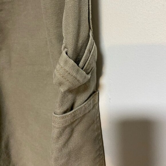 Carhartt B11 Original Dungaree Work Pants 32x32 — Khaki Duck Canvas Utility - Picture 5 of 10